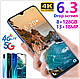 Смартфон P38pro розумний телефон Android 8 + 128G 10 ядер face id і сканер відбитка пальця світло блакитний, фото 4