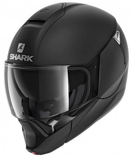 Мотошолом модуляр Shark Evojet матовий чорний KingSize, XXL