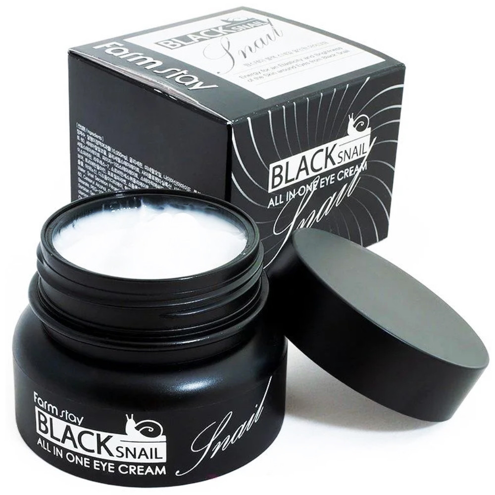 Крем для очей з муцином чорного равлика FarmStay All-In-One Black Snail Eye Cream 50 мл (8809469775304), фото 1
