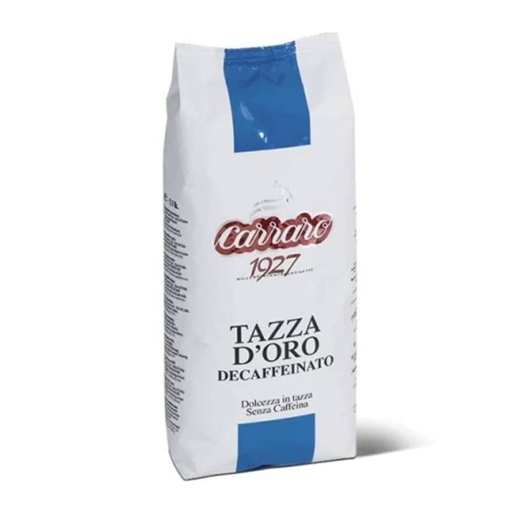 Кава в зернах Carraro Tazza D'ORO "Decaffeinato" Без кофеїну 500g