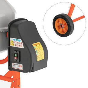 Бетонозмішувач 650 Вт, 160 л, 24-29 об./хв INTERTOOL DT-9160, фото 4