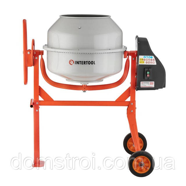 Бетонозмішувач 650 Вт, 160 л, 24-29 об./хв INTERTOOL DT-9160