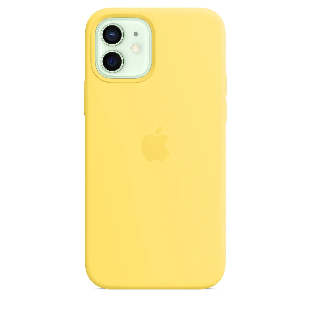 Чохол Silicone case для IPhone 12 Yellow жовтий