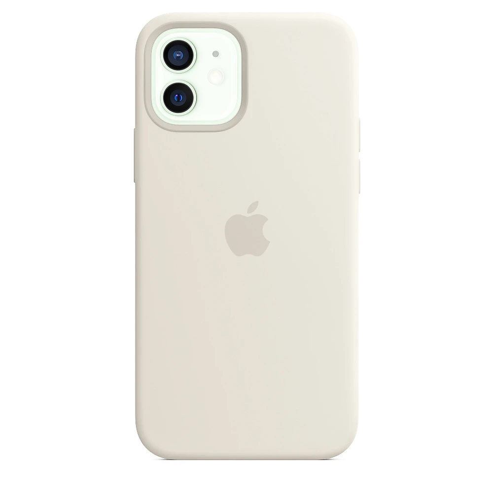 Чохол Silicone case для IPhone 12 Mini Antique white бежевий