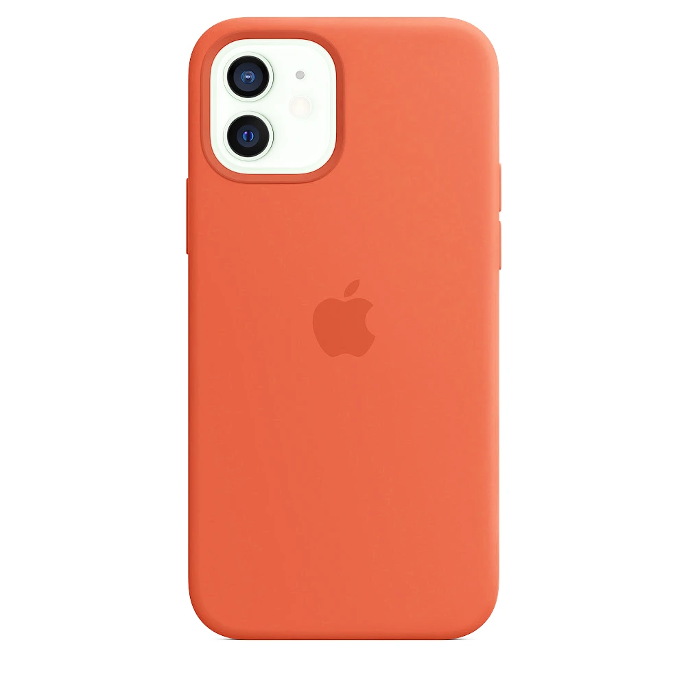Чохол Silicone case для IPhone 12 Mini Orange жовтогарячий
