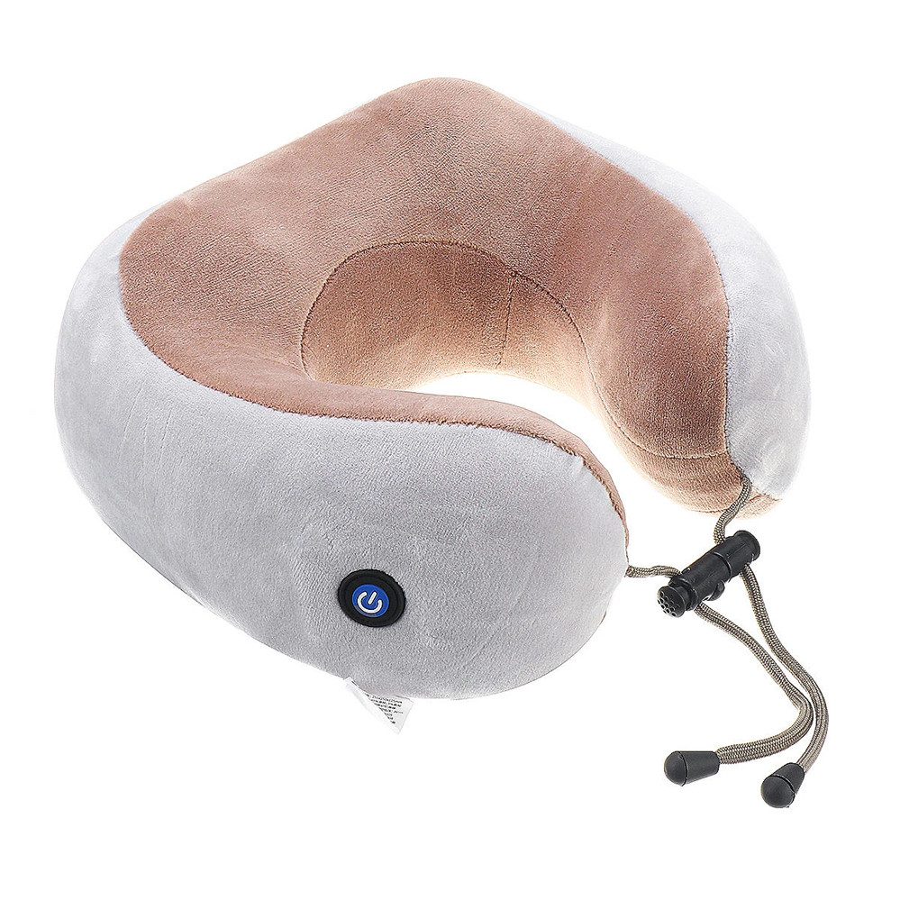 Масажна подушка з ефектом пам'яті і вібрацією Upgrade Vibration Pillow віброподушка масажер