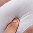 Масажна подушка з ефектом пам'яті і вібрацією Upgrade Vibration Pillow віброподушка масажер, фото 5