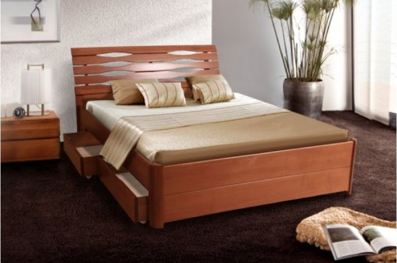 Ліжко двоспальне Марія-Люкс із шухлядами 180*200