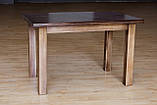 Стіл обідній Петрос Темний Горіх 120*80, фото 2