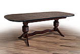 Стіл обідній розкладний Гетьман Горіх 200*100, фото 4