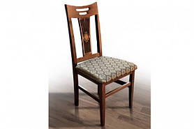 Стілець обідній Юля Горіх Тверда спинка