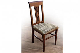 Стілець обідній Алла Темний горіх Тверда спинка