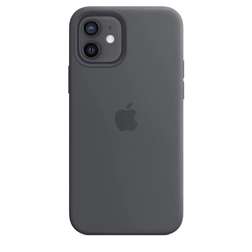 Чохол Silicone case для IPhone 12 Dark grey темно-сірий