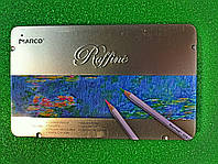 Набір кольорових олівців Marco Raffine 12 кольорів залізний пенал