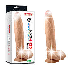 Фалоімітатор з мошонкою Legendary King-Sized Realistic Dildo 11"