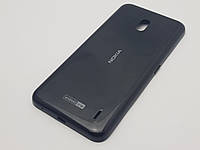 С дефектом. Крышка Nokia 2.2 (TA1188) черная Сервисный оригинал с разборки