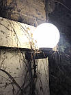 Тримач для садово-паркового світильника куля, чорний, фото 8