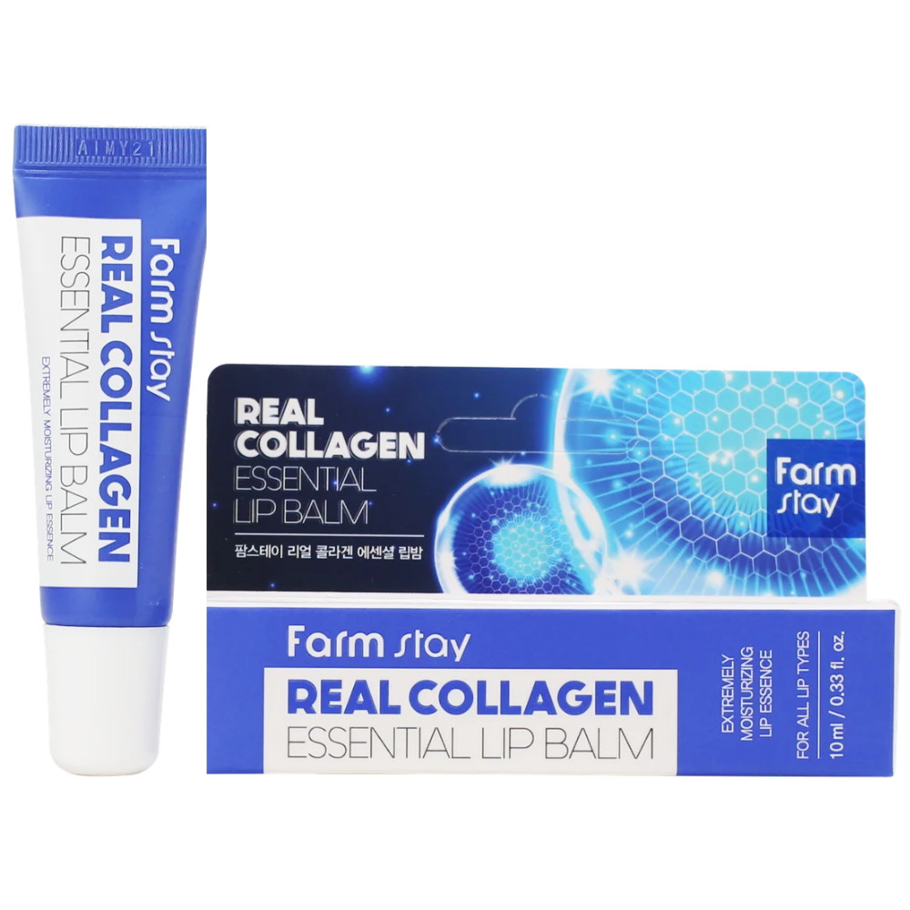 Бальзам для губ з колагеном FarmStay Real Collagen Essential Lip Balm 10 мл