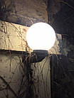 Світильник парковий куля д. 150мм, база E27 білий, фото 9