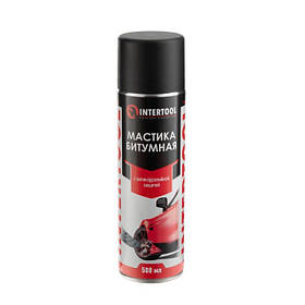 Мастика бітумна, аерозоль 500 мл INTERTOOL FS-6850 pwt