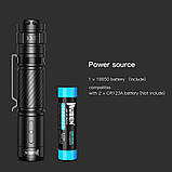 Ліхтар Wuben C3 (1200LM, Osram P9 LED, USB Type-C, IP68, Акумулятор 18650*2600mAh), фото 6