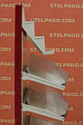 Торговий кондитерський пристінний стелаж «Торпал» 220х95 см., кремовий, Б/у, фото 8
