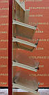 Торговий кондитерський пристінний стелаж «Торпал» 220х95 см., кремовий, Б/у, фото 6