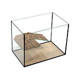 Акваріум для черепахи, черепашник 50*30*30 см (45 л) з містком ГАРАНТІЯ, фото 2