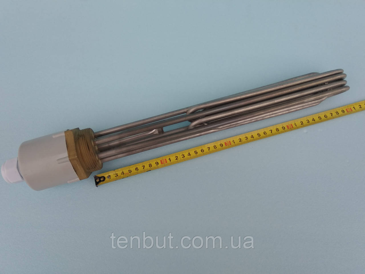 Блок ТЕН скріпка з нержавіючої сталі 15.0 кВт./2.0" дюйма / 220 - 380 В. / L-400 мм. виробник KAWAI