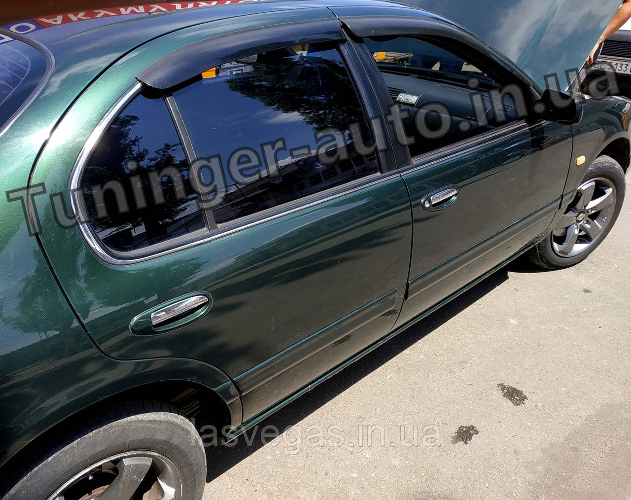 Дефлектори вікон (вітровики) Nissan Maxima A32/A33 1994-2003 (Autoclover/Корея), фото 1