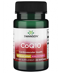 Swanson CoQ10 100 mg, Коензим Q10 (50 капс.)
