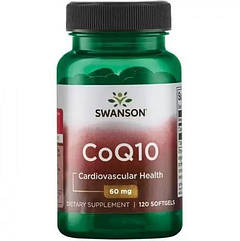 Swanson CoQ10 60 mg, Коензим Q10 (120 капс.)