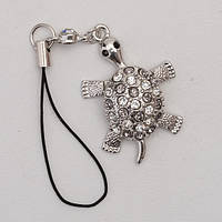 Брелок Тортіла Сірі Стрази