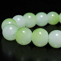 Бусини пофарбовані, Салатовий, 8 мм/104шт УТ0003142