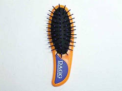 Гребінець для волосся масажний із пластиковими зубцями 5х13 см