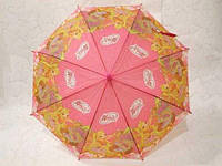 Зонт детский, трость, полуавтомат, розовый, Winx club 33_1_41а11