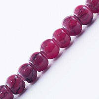 Бусини Скло 200 шт Імітація Корала 4 мм рожевий УТ0027370