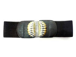 Пояс гумка, чорний колір 63х7,5 см 27_6_62