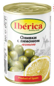 Оливки з лимоном 280г Iberika (1/12)