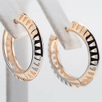 Сережки Донна Xuping Позолота та Родій