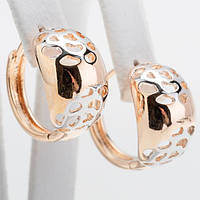 Сережки Мадлен Позолота та Родій XР