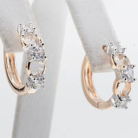 Сережки Xuping Позолота Юліка