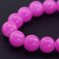 Бусини пофарбовані "желе", 4 мм, рожевий (200 шт.) УТ000007148