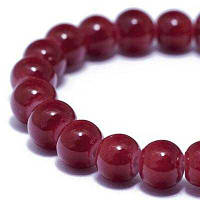 Бусини пофарбований мармур, 4 мм, червоний (220 шт.) УТ0005798