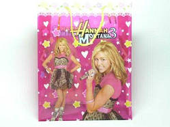 Пакет Подарунковий Дівчата 31х24х8 см 3 шт Напівпрозорий Пластик Колір Рожевий