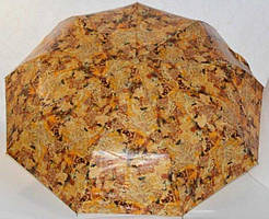 Парасолька автомат, коричнево-жовта 33_2_52a6