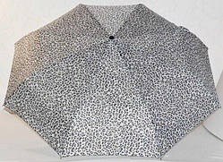 Парасолька тигрова 100 см автомат світло-сіра