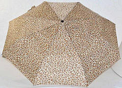 Парасолька тигрова 100 см автомат бежева