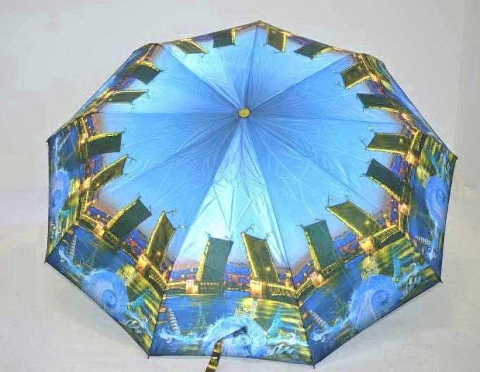 Парасолька "Дворцевий міст С. стулок", автомат, антивітер, діаметр купола 116 см, (1 шт.), фото 1