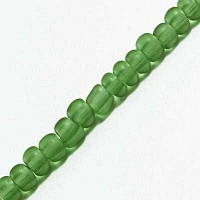 Бісер матовий, зелений, діаметр — 2 мм (100 грамів) УТ0028068